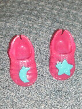 Hasbro 2019 Baby Alive Baby Grows Up Dreamy Original Pink Jelly Sandals Shoes